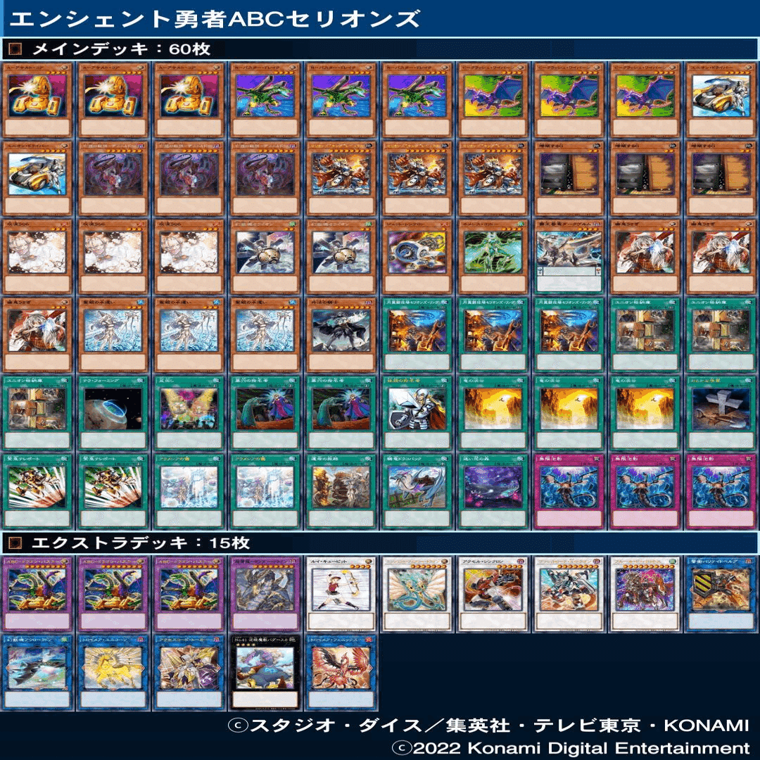 遊戯王 勇者ABCセリオンズ デッキ - 遊戯王