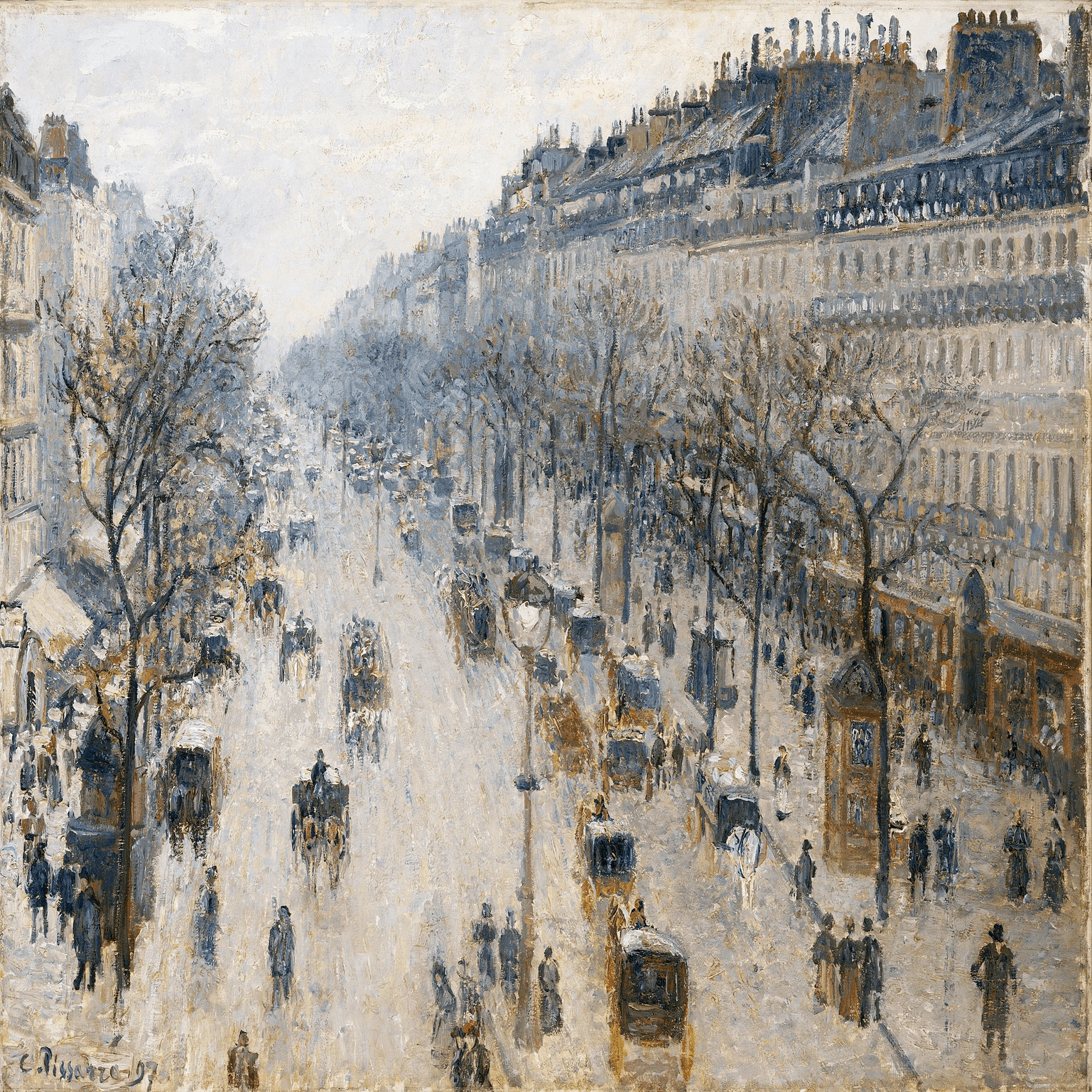 週末アート》 自分の記憶になりそうなカミーユ・ピサロの夜の