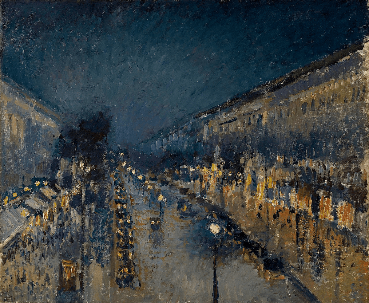 週末アート》 自分の記憶になりそうなカミーユ・ピサロの夜の
