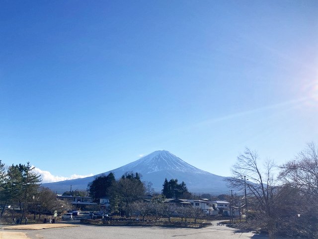 2022/12/15　富士すそ野ウォーク第16回で見た富士山　久しぶりにくっきりとした姿を堪能しました。(^^)