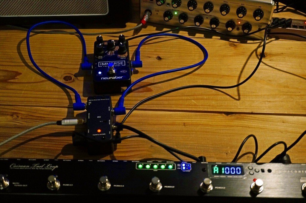 ミニサイズ、MIDI制御のステレオ1LOOP、One Control Minimal