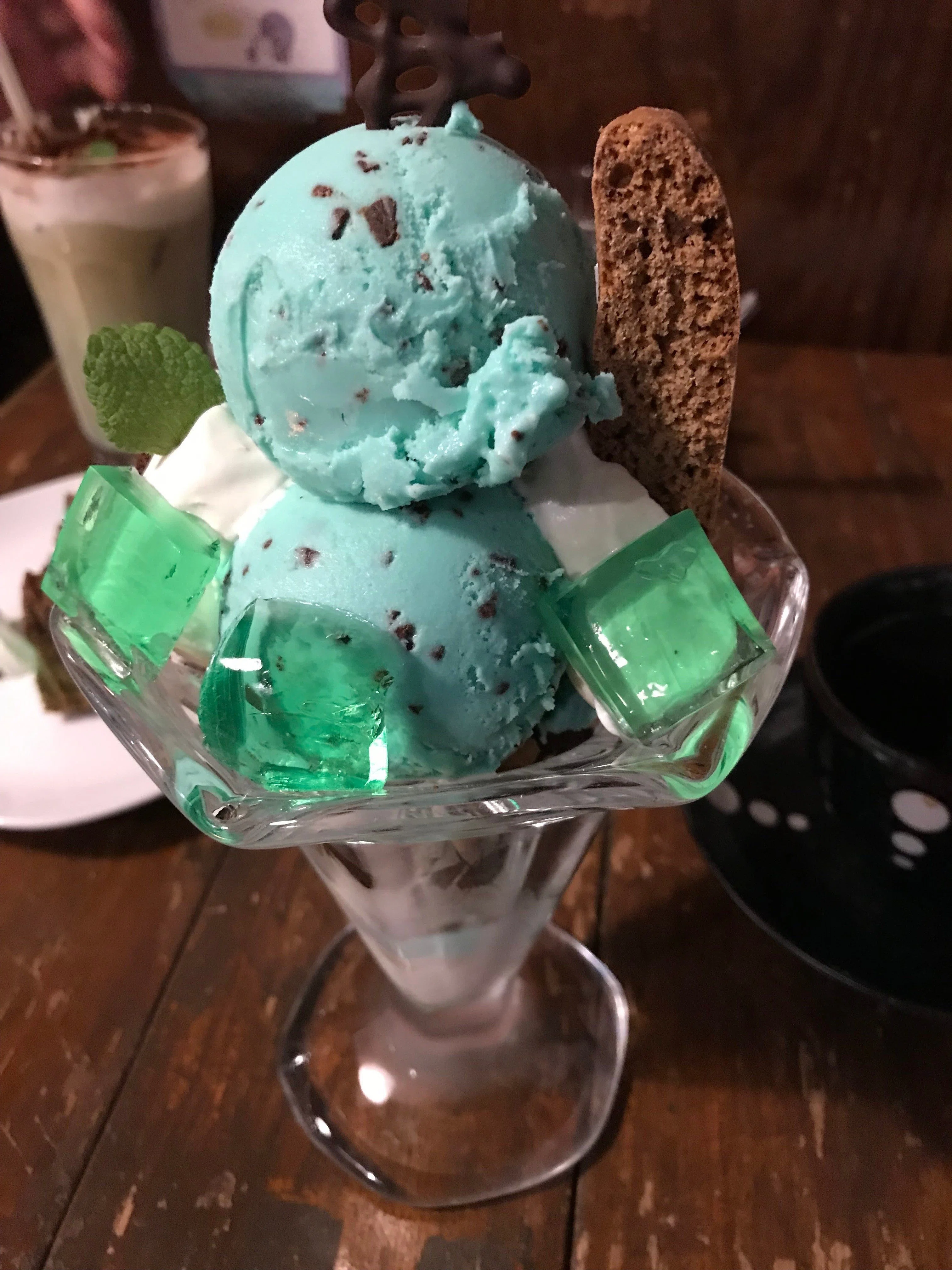 Report on going to eat a chocolate mint parfait｜Orchestra Fontana