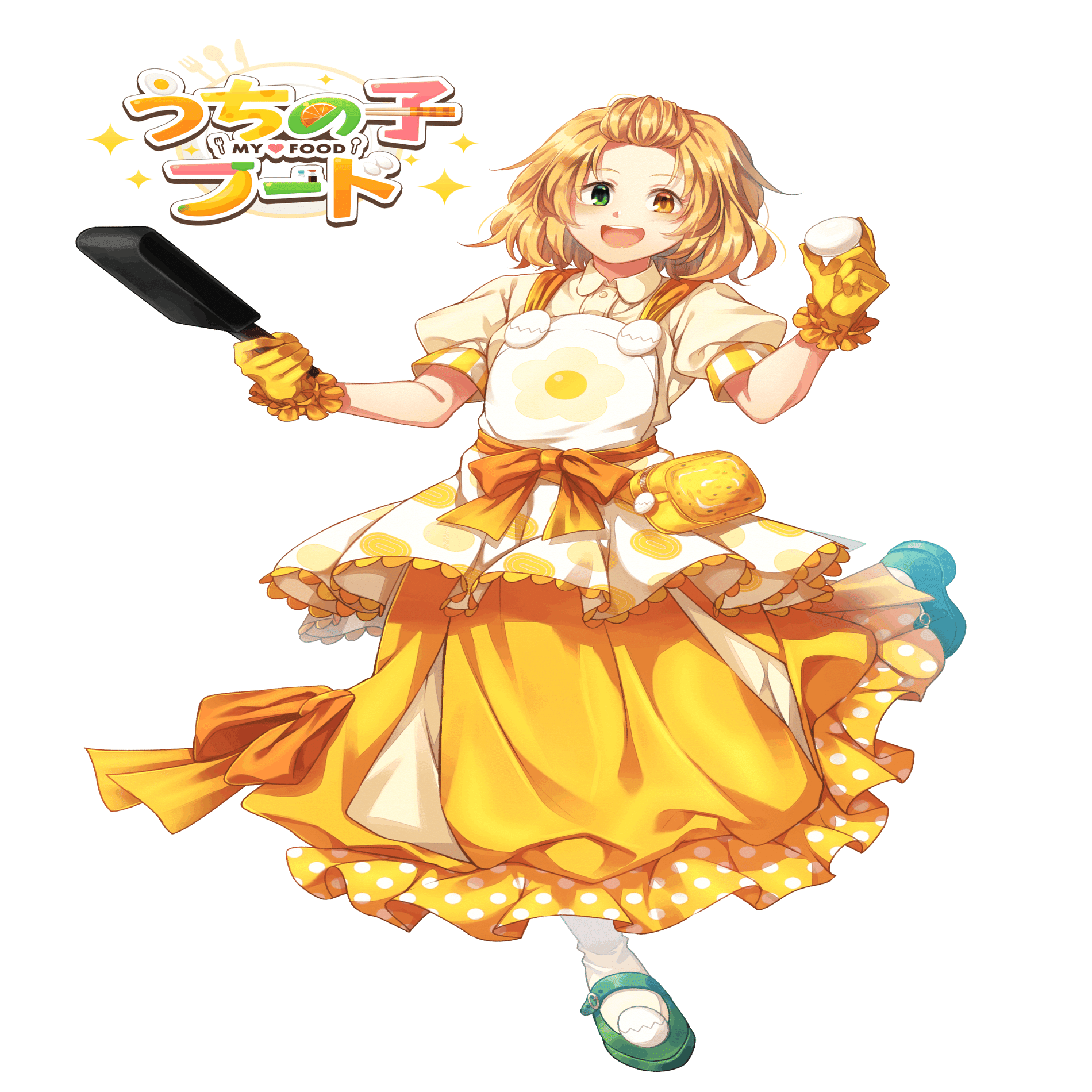 うちの子フード】卵焼きちゃん＊イラスト制作過程｜柑橘コウ