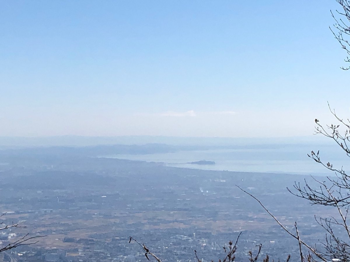 マイナー登山道を往く　丹沢　大山　眺望　江ノ島
