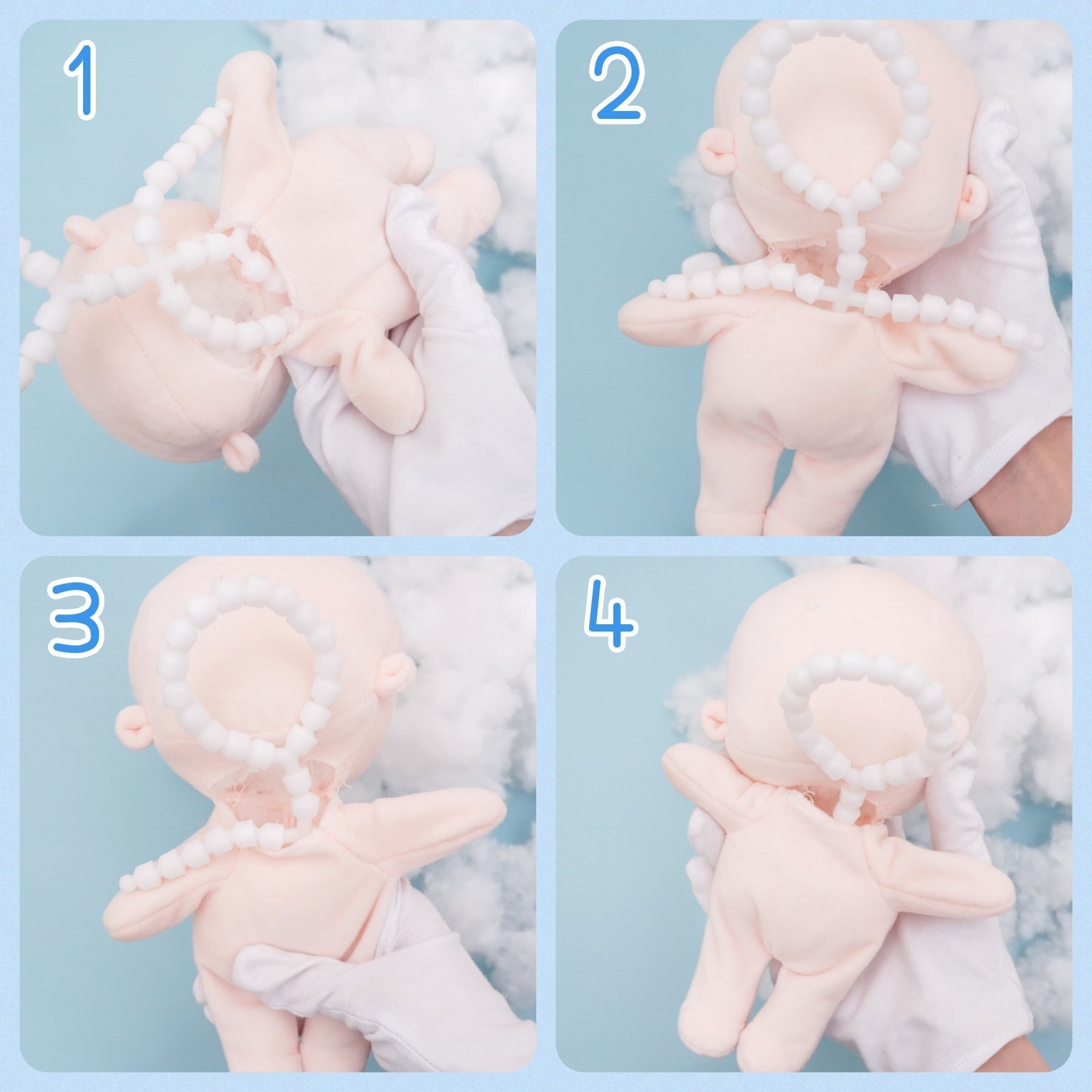 無属性/着せ替えぬいぐるみのトイスケルトンの入れ方｜PlumeLapin