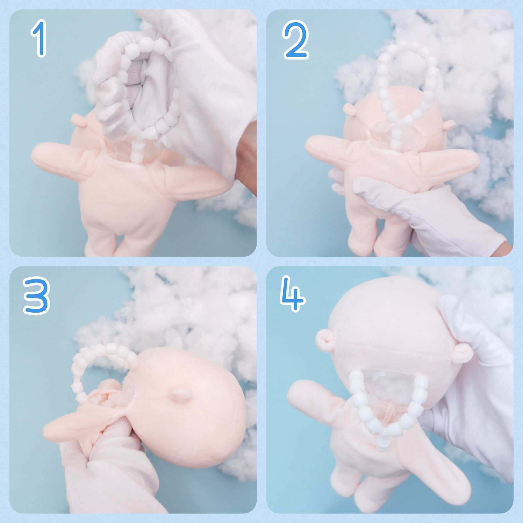 無属性ぬいぐるみ 20cm トイスケルトン入り 着せ替え 着せ替えぬいぐるみ 20cm スケルトン入り 20cm無属性着せ替え