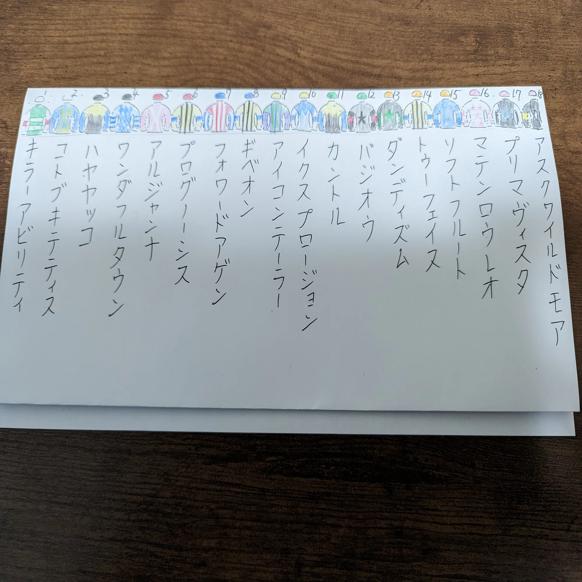 レース見本です*˙︶˙*)ノ