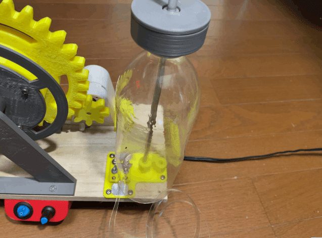 自作ペットボトルフィラメント製造機「フィラメント巻い太郎」の