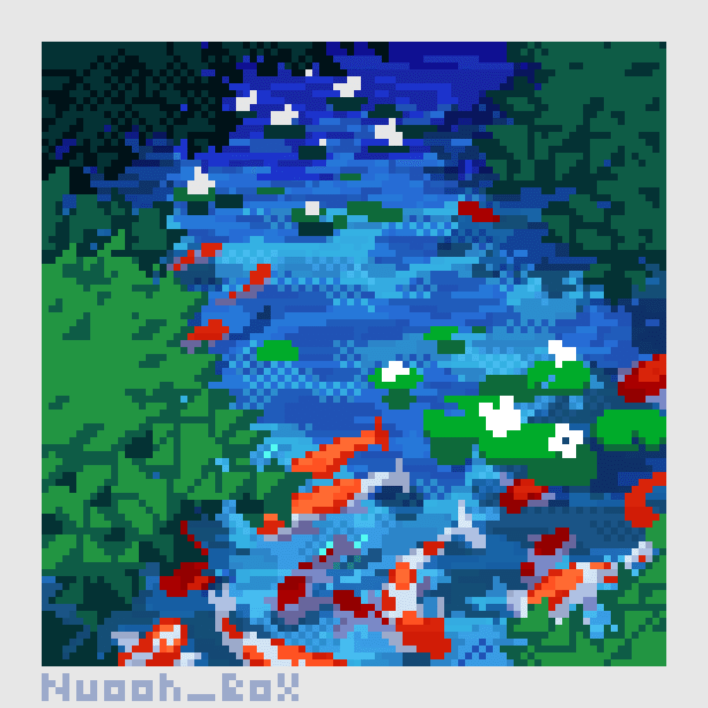 私のドット絵365日間の色使い推移・研究｜ぬあー