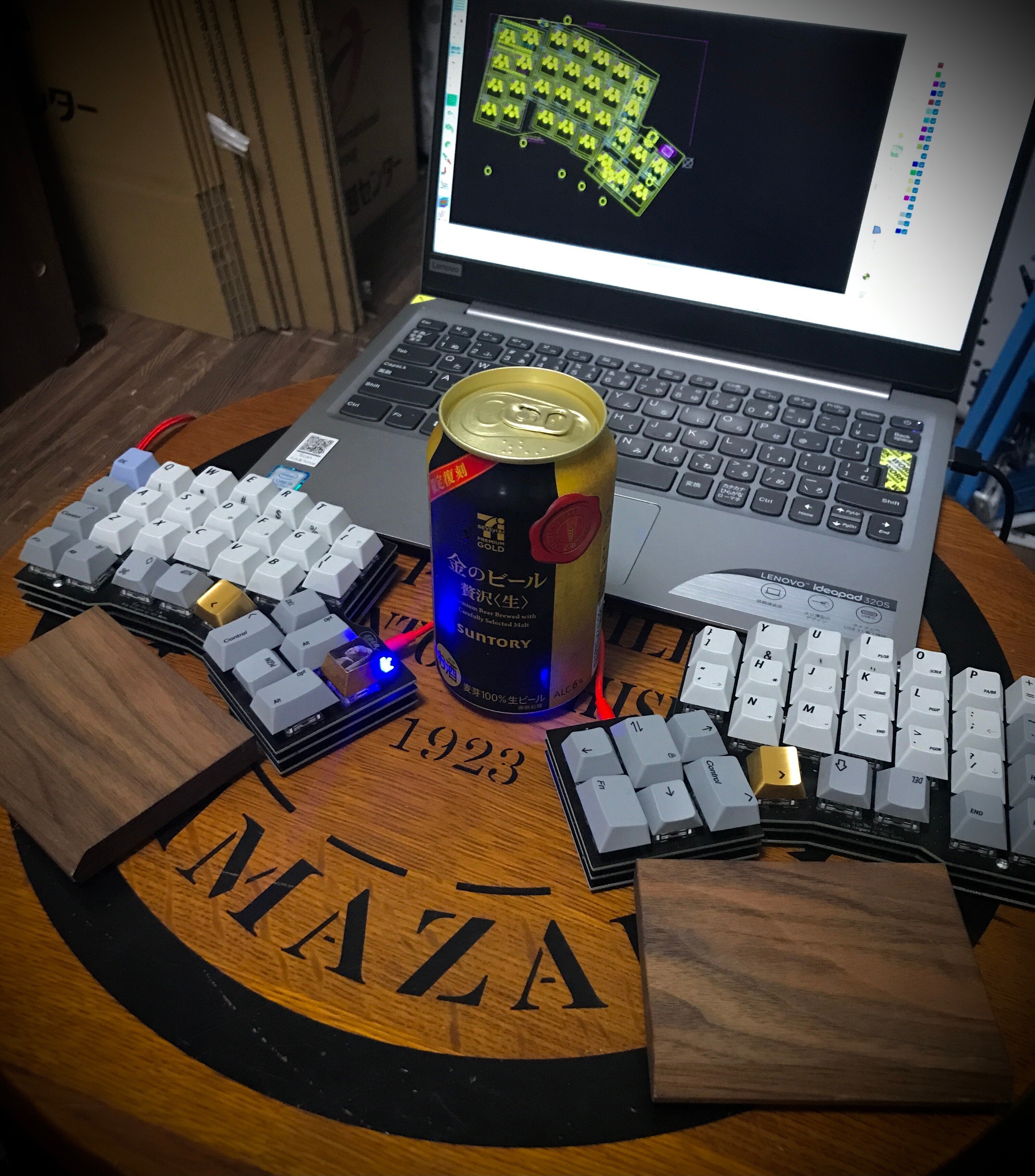 End Gameを目指して！自作キーボード「Ergo The End」を作った話｜YMG