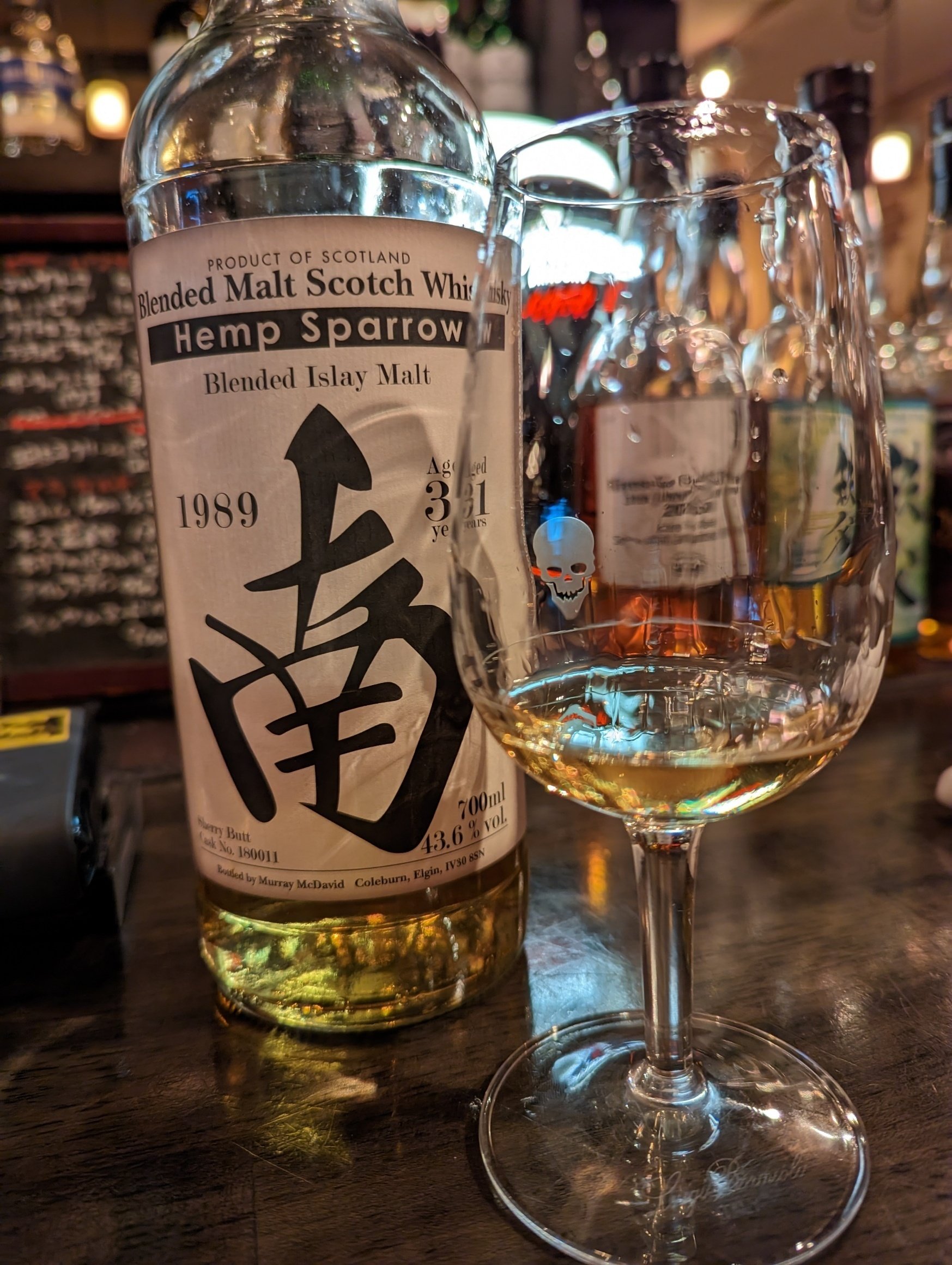 Hemp Sparrow ヘンプスパロー 南 ブレンデッドアイラ 1989 31年