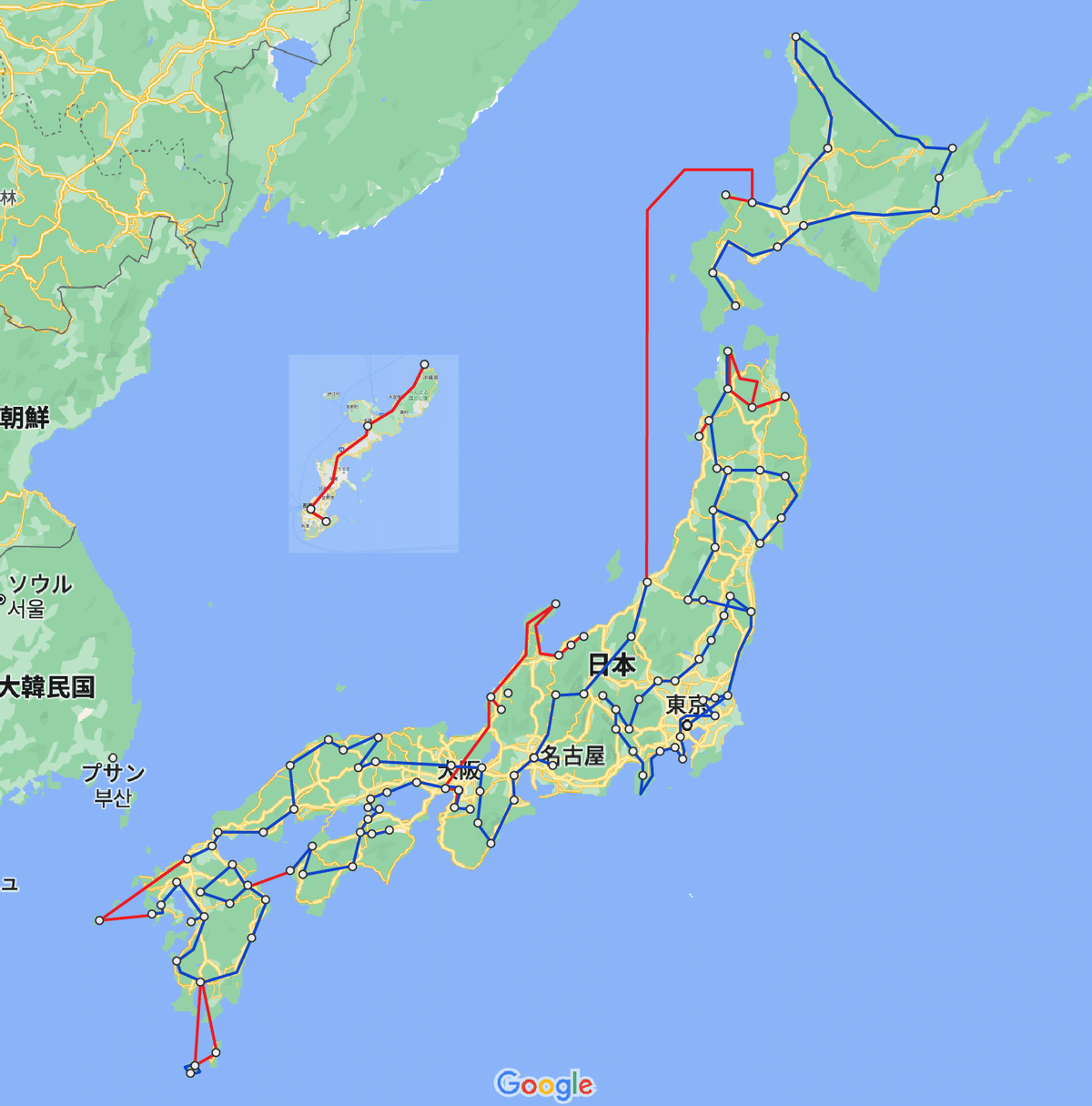 日本一周を終えて。旅のルートと47都道府県まわって考えたこと