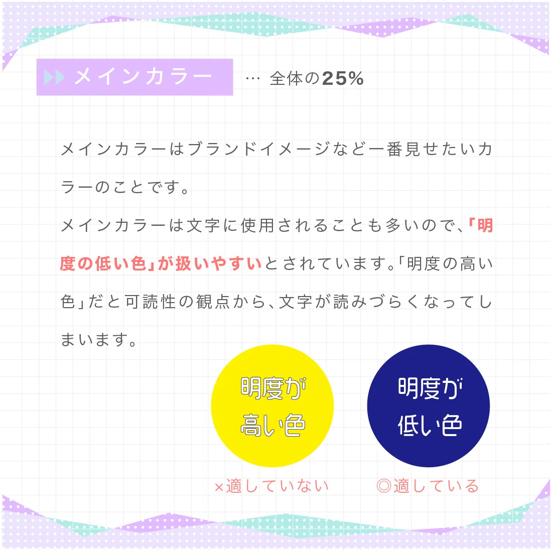 70:25:5の配色の法則とは？｜デザイナーemiki