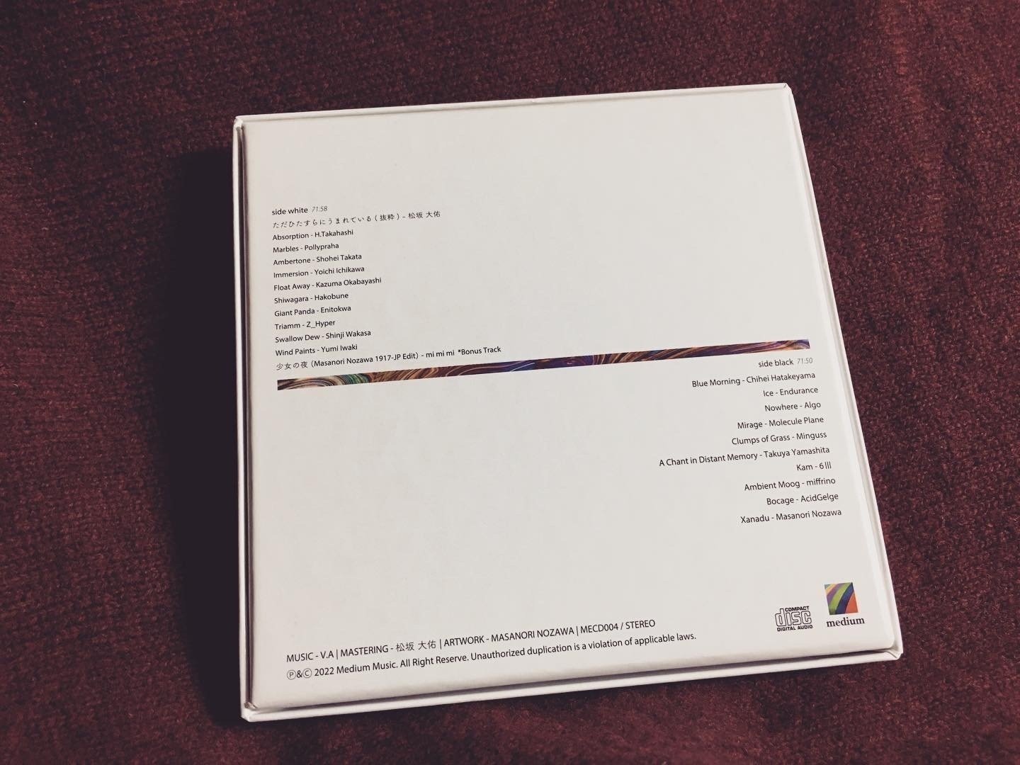 リリース情報：V.A『Medium Ambient Collection 2022』｜よろすず