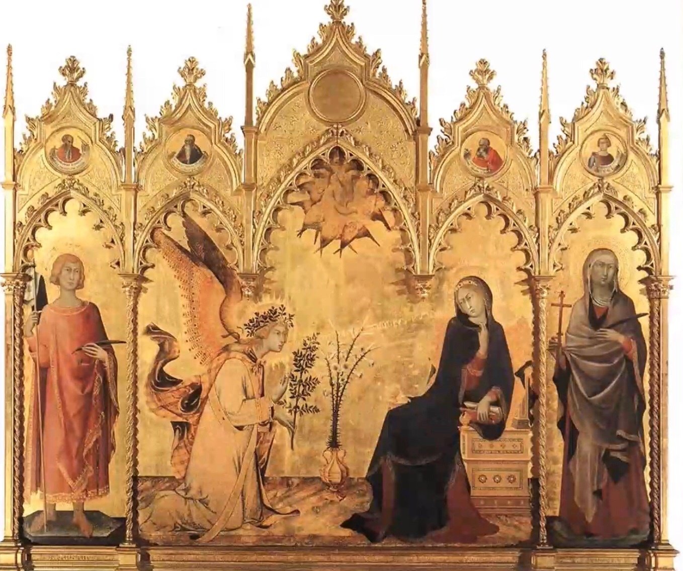 おとめマリア」と「受胎告知」｜フランチェスカ