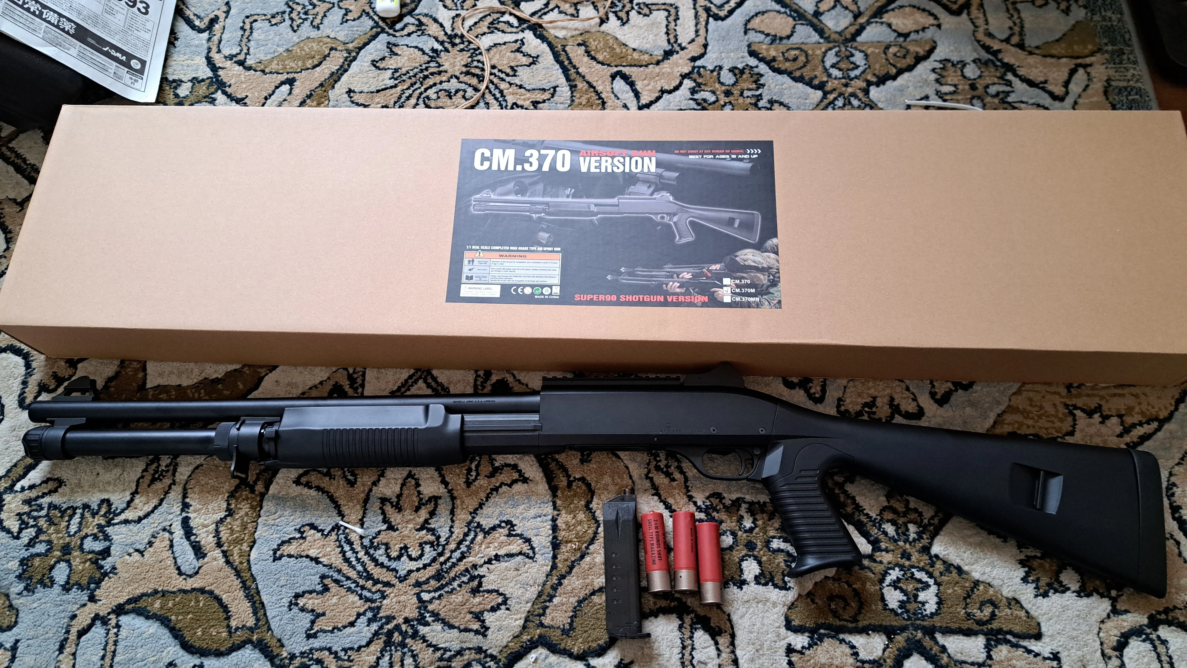 Benelli M3 Super90（CM370M） エアガンレビュー ｜郭公