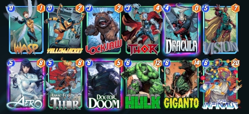 Marvel Snap デッキ解説】シリーズ3⃣デッキ「ビッグジョー