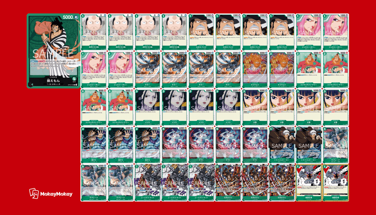 CS愛知ベスト32】緑錦えもんデッキ紹介【プレイング解説有】｜おっくん