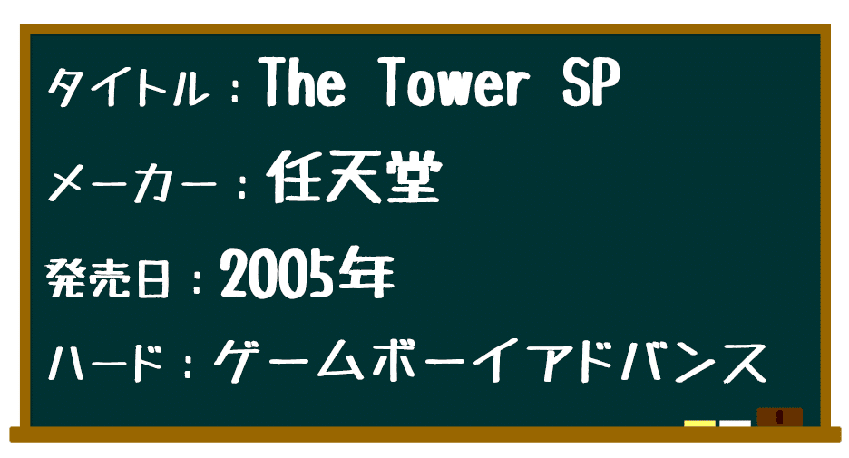 GBA The Tower SP/ザ・タワーSP 新品未使用 レア デッドストック