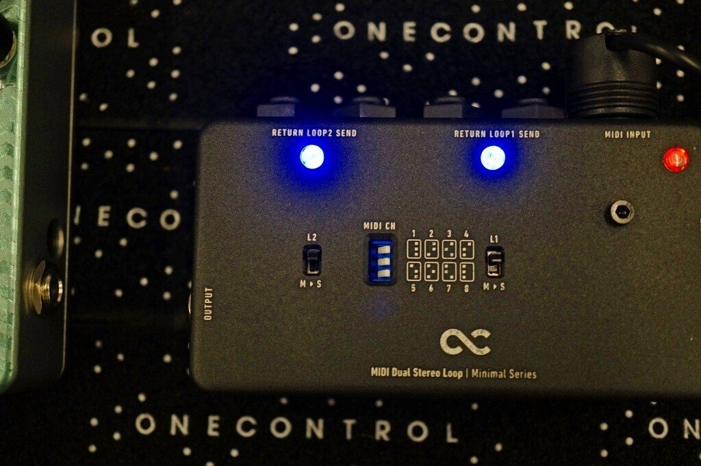 One Control Caiman Tail LoopとMIDI Dual Loopを組み合わせると