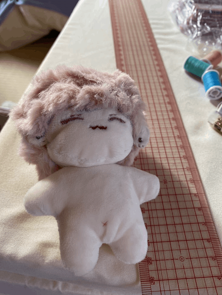 自作ぬいぐるみ　10㎝ 型紙配布】10cmサイズのぬいちゃんに着せれる！ぬい用きぐるみの