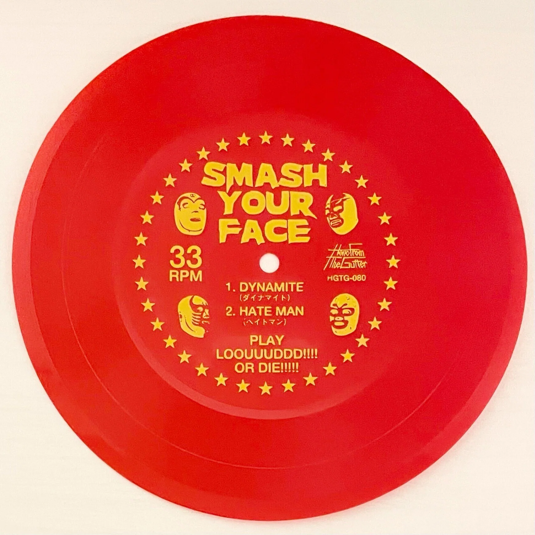SMASH YOUR FACE releases a 2-disc flexi-disc set on New Year's Day