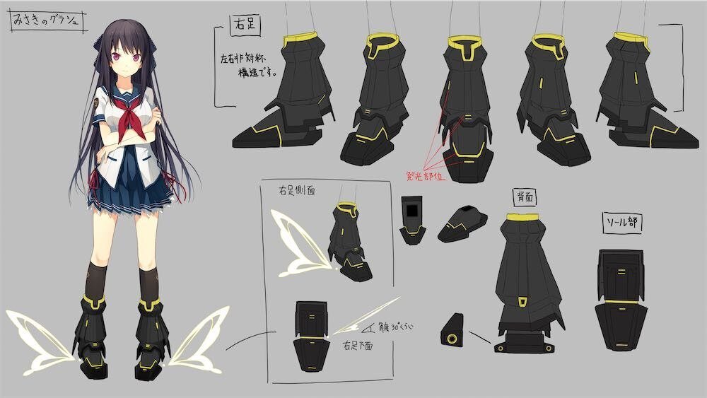 蒼の彼方のフォーリズム 公式設定資料集 | 久奈浜学院FC部, 一二