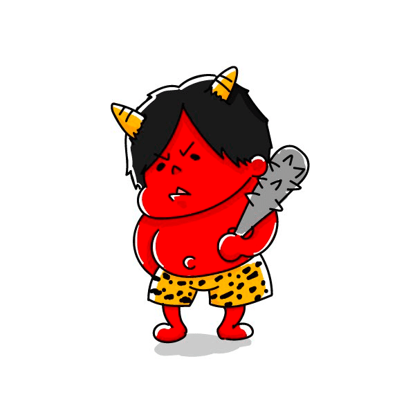 鬼のイラストをつくった話｜Kana O - michi design