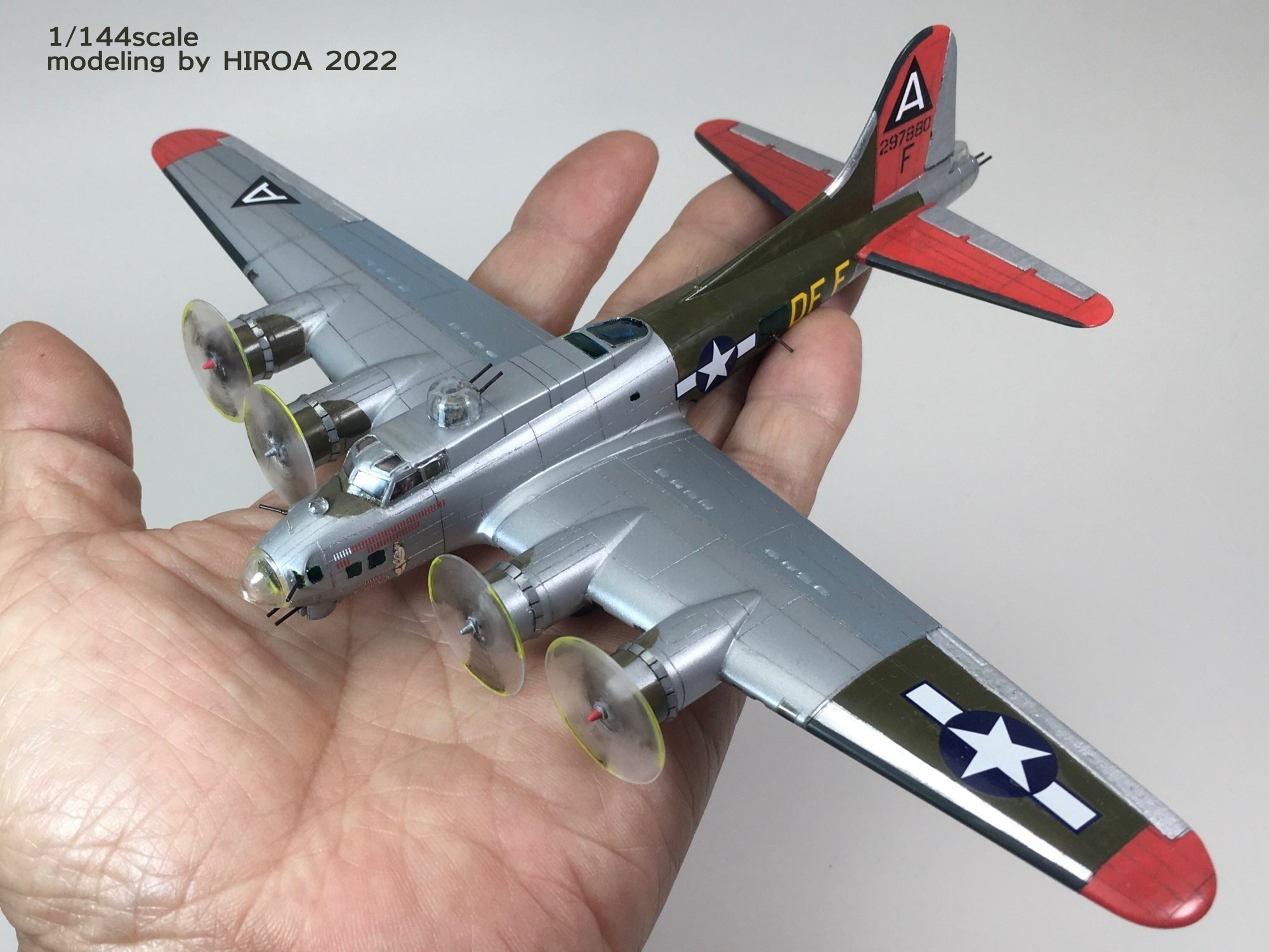 1/144 B-17G “Little Miss Mischief号”｜HIROA@素組みの会