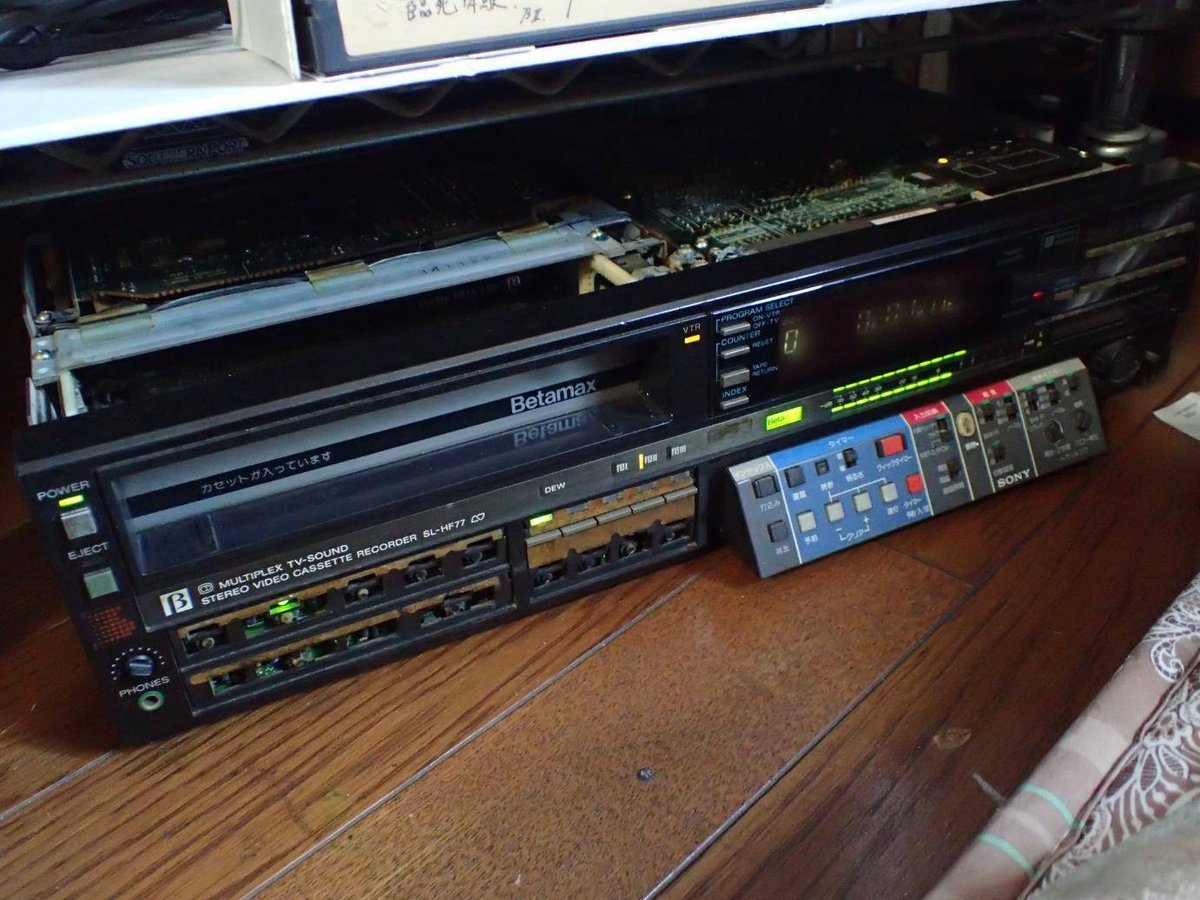 ベータマックス SONY SL-HF77の復活｜Uccyan 