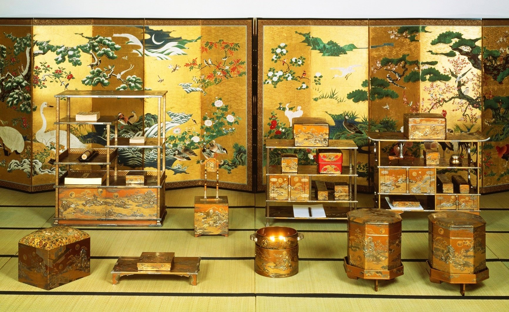 ☆最終値引き【博物館級】大名家伝来品徳川家嫁入り道具梨地高