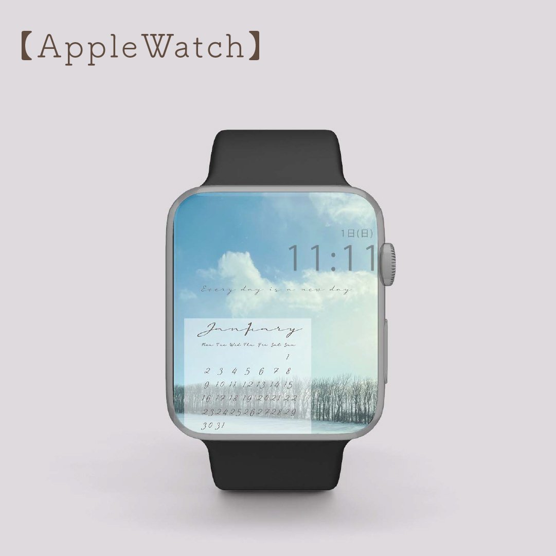 ❄︎ iPad&iPhone&AppleWatch❄︎壁紙カレンダープレゼント