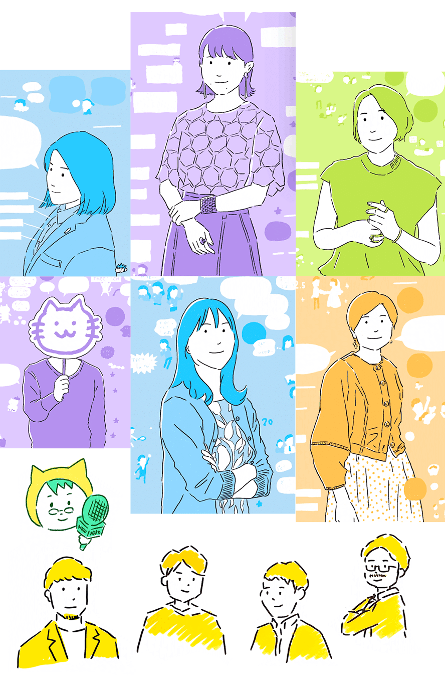 グラレコで描いた似顔絵を見て2022年をふりかえってみる｜中尾仁士