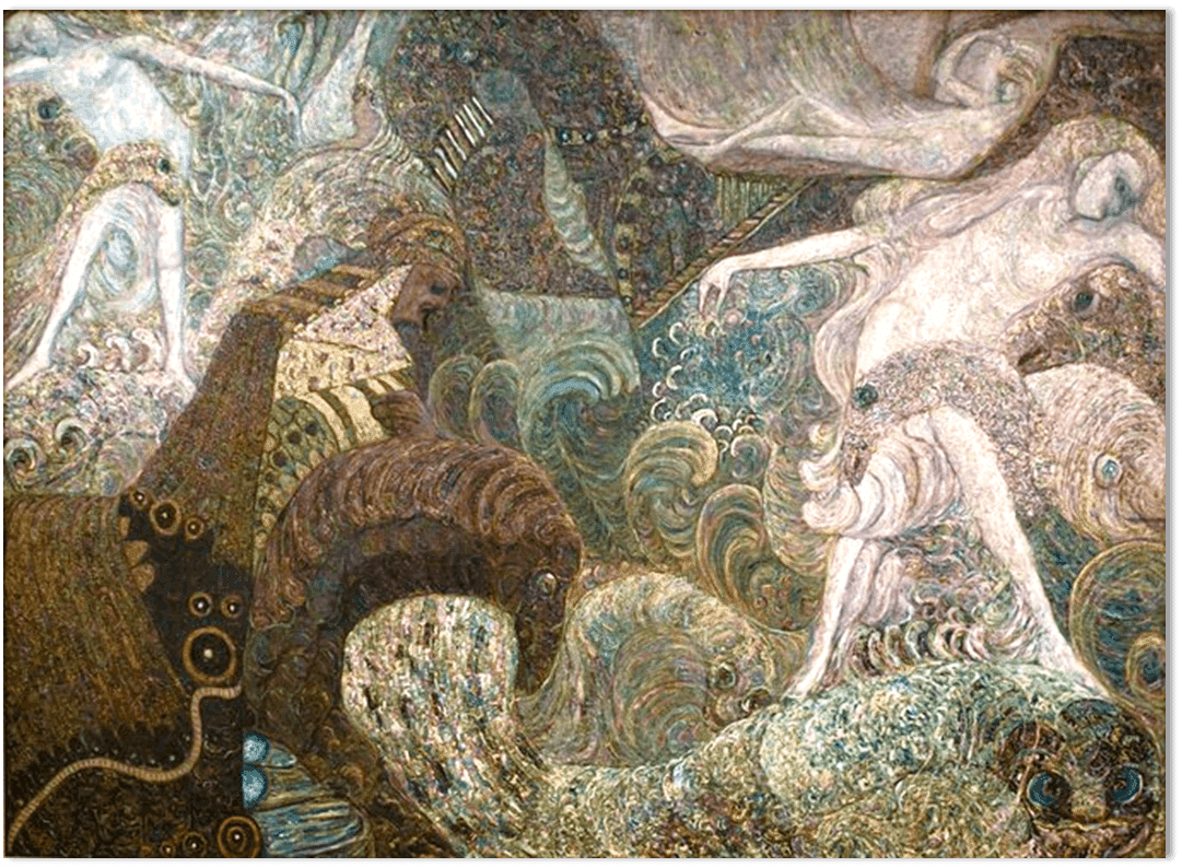 ワタクシ流☆絵解き館その219 妖しかったり不気味だったり、水中の女性