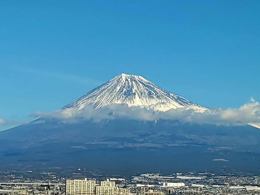 山羽 斌士、晴れゆく朝富士、レゾネ画集の一部、新品額付 山羽 斌士