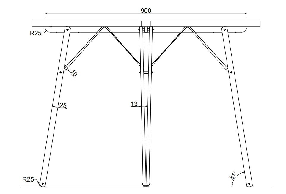 XL-1-2 Kit Table(マイケル・マリオット)もどきのつくり方 / How to