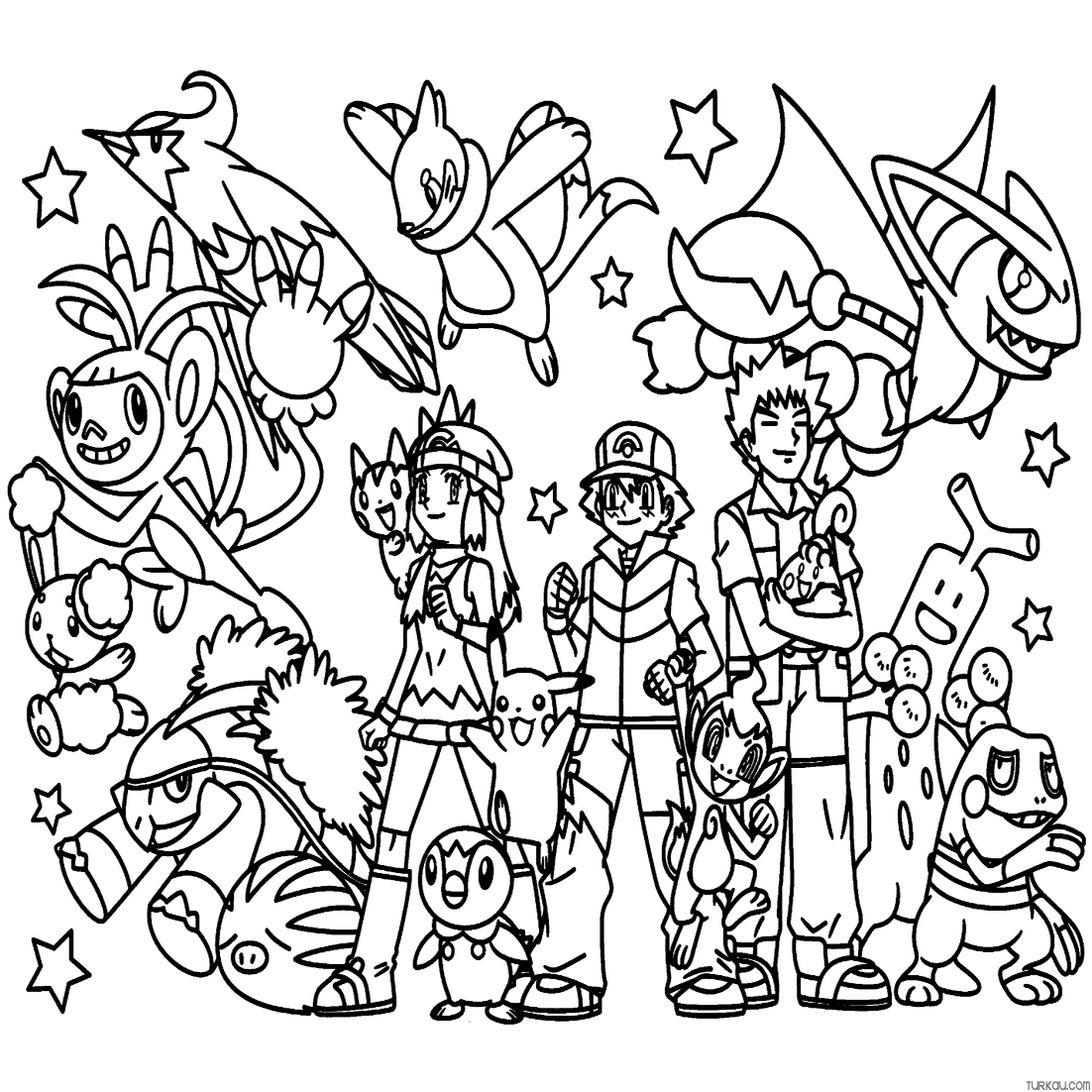 子供のためのポケモンぬりえ｜Kodomo Nurie