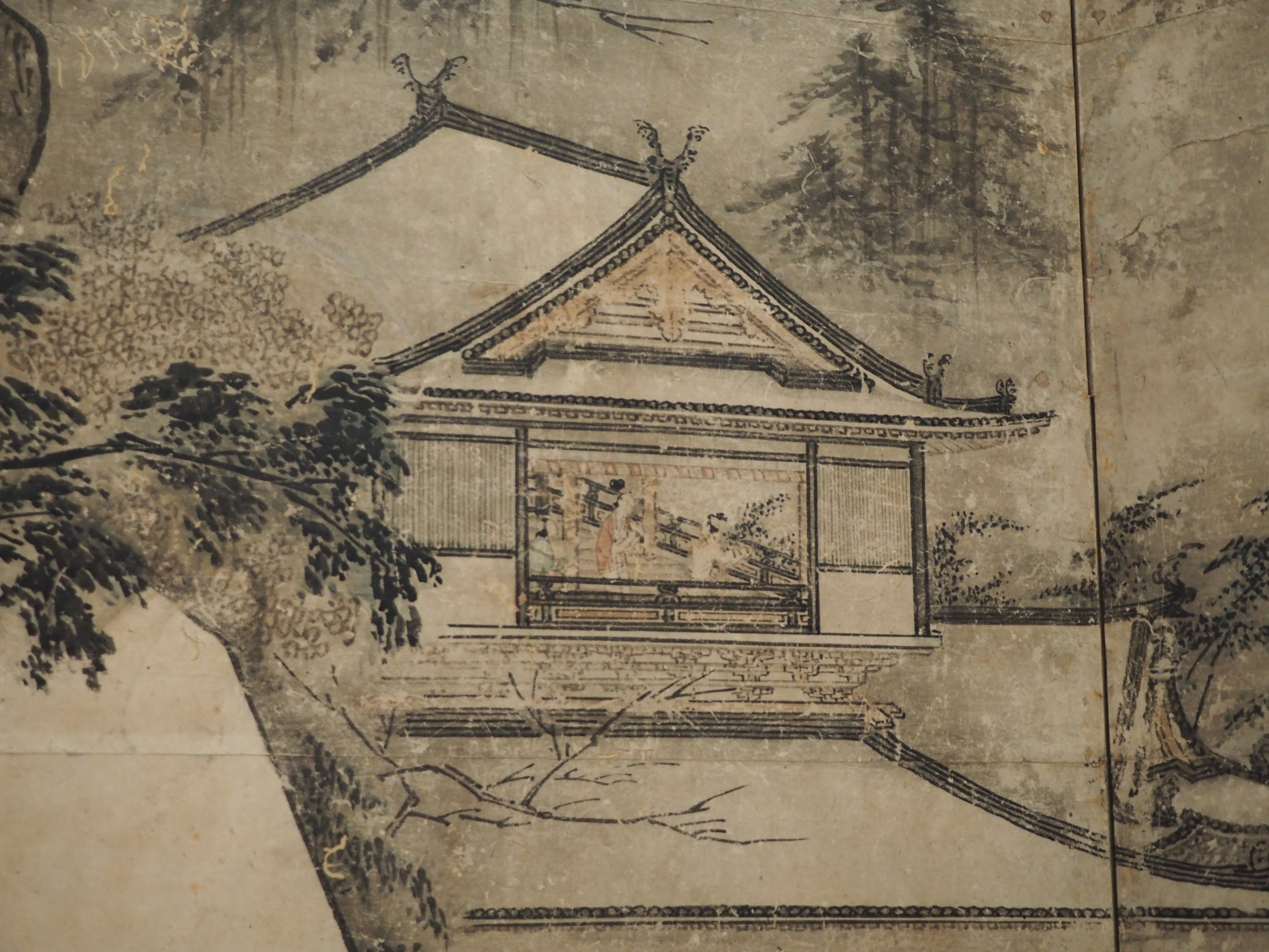 雪舟の師匠・周文の作品と伝わる、トーハクの『四季山水図屏風