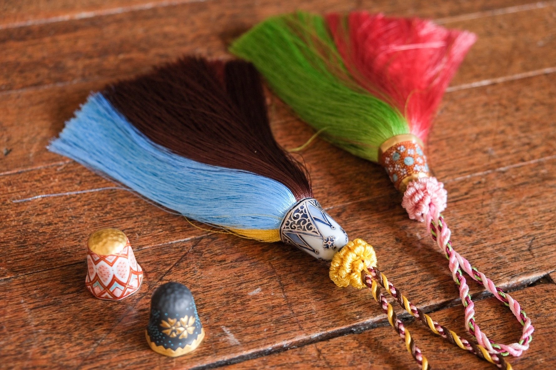 5．Kutani Thimble and Tassel｜Art Fiber Endo