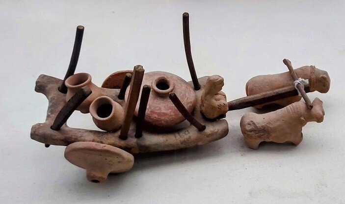 インダス メヘルガル出土遺跡土偶 地母神 2体セット 【公式通販】