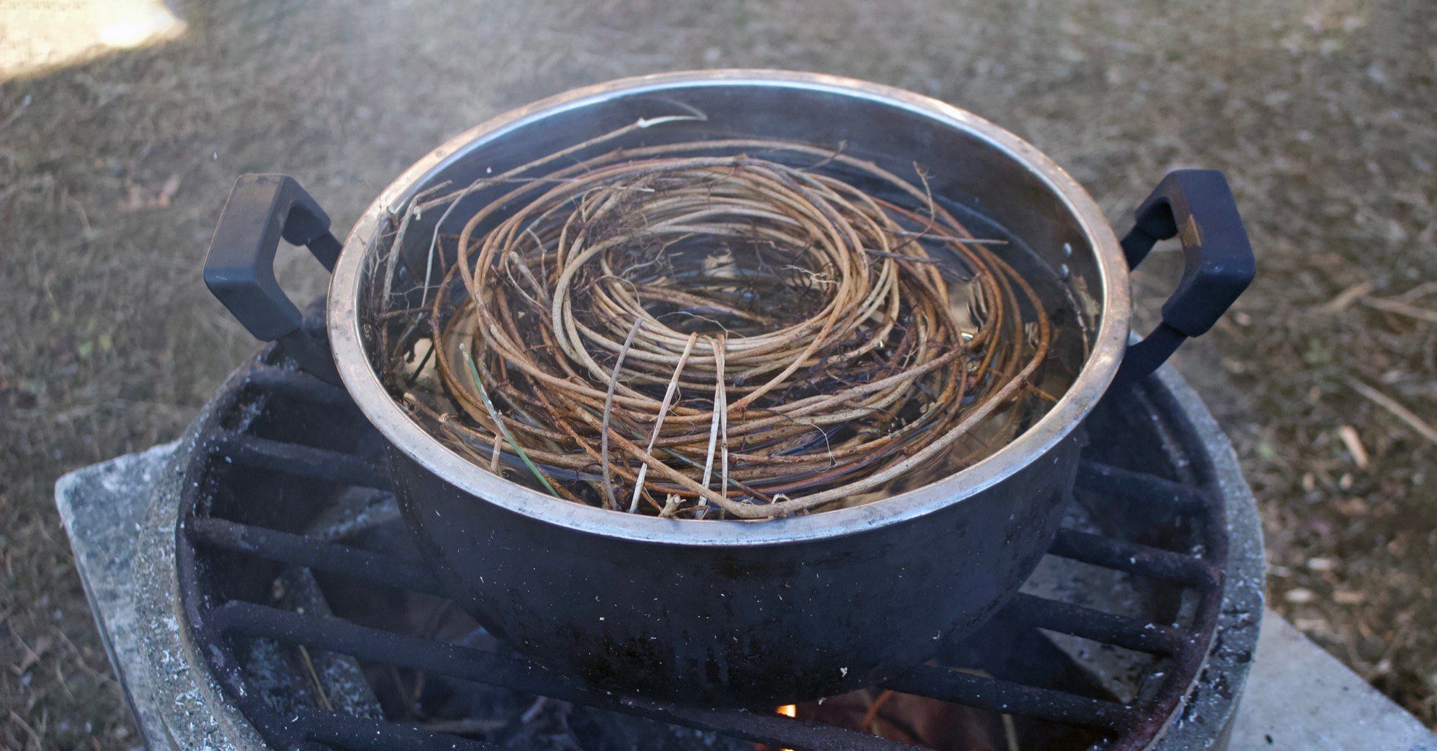 皮剥いたあけびのつる 皮剥いたあけびのツル - メルカリ