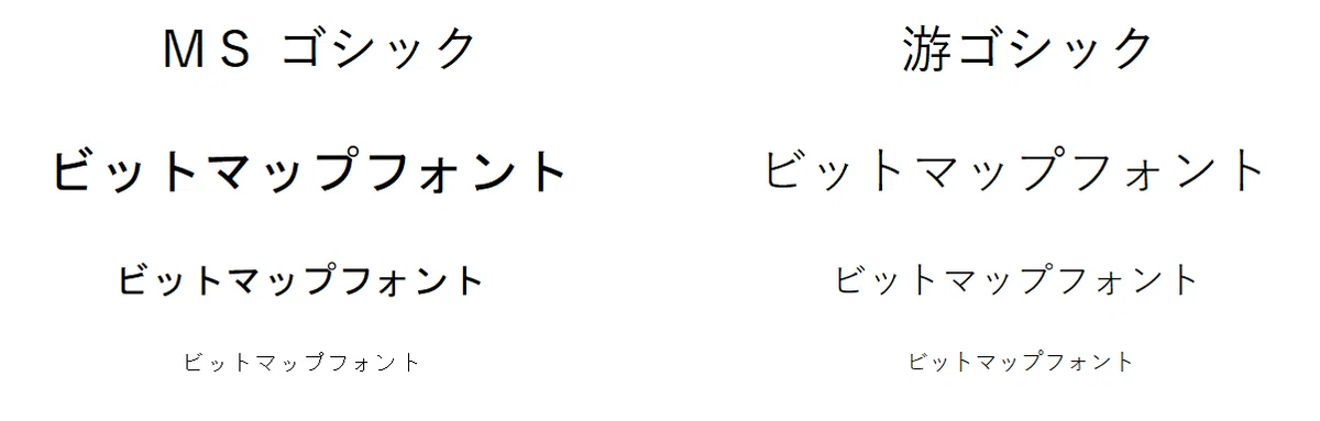 なぜMS ゴシックを使うべきでないか|Gan-fu