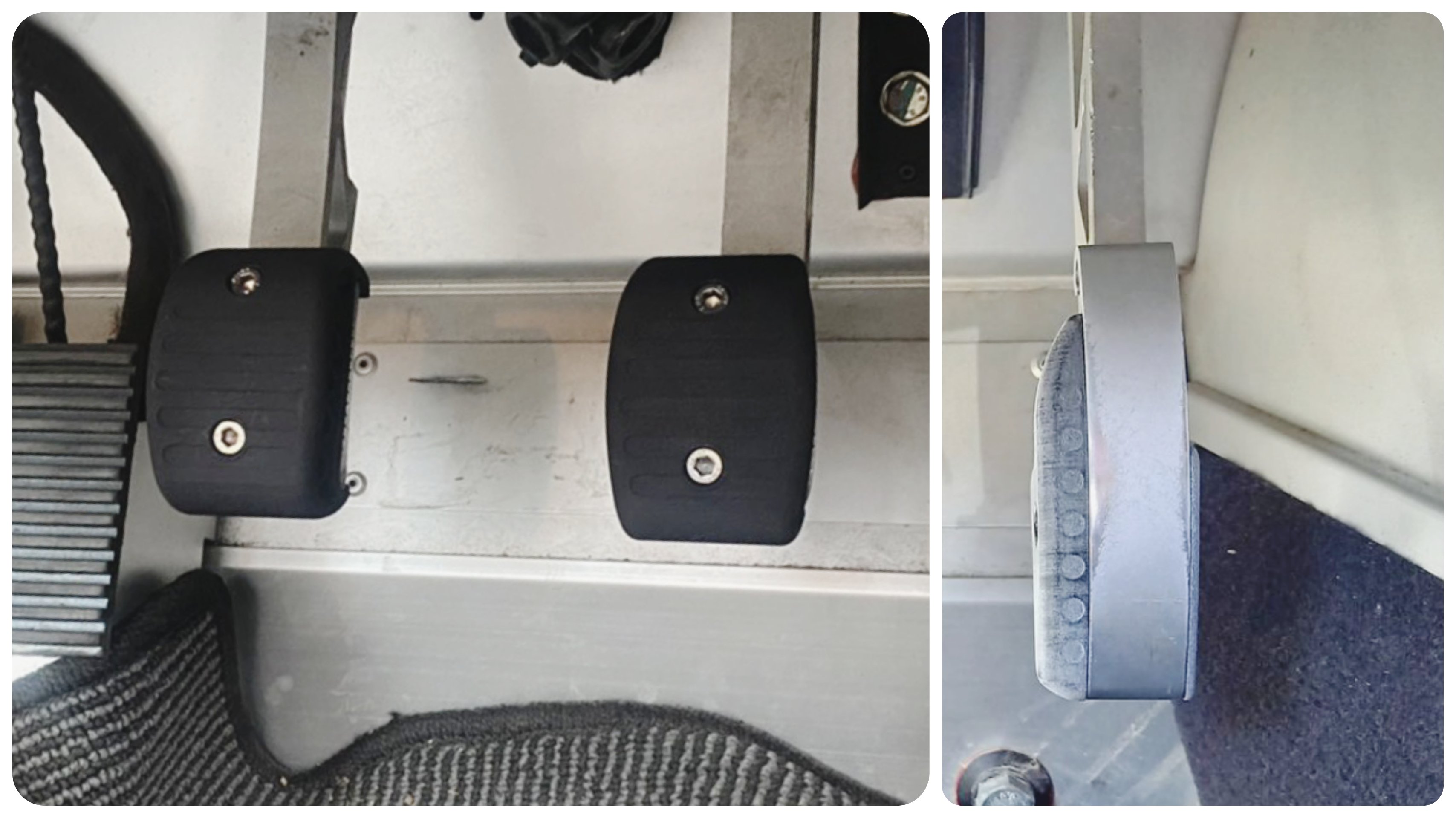 LOTUS ELISE EXIGE アクセル&ブレーキクラッチ ペダルスペーサーセット に出してるロータスエリーゼ用パーツのお品書き｜ひまづくり