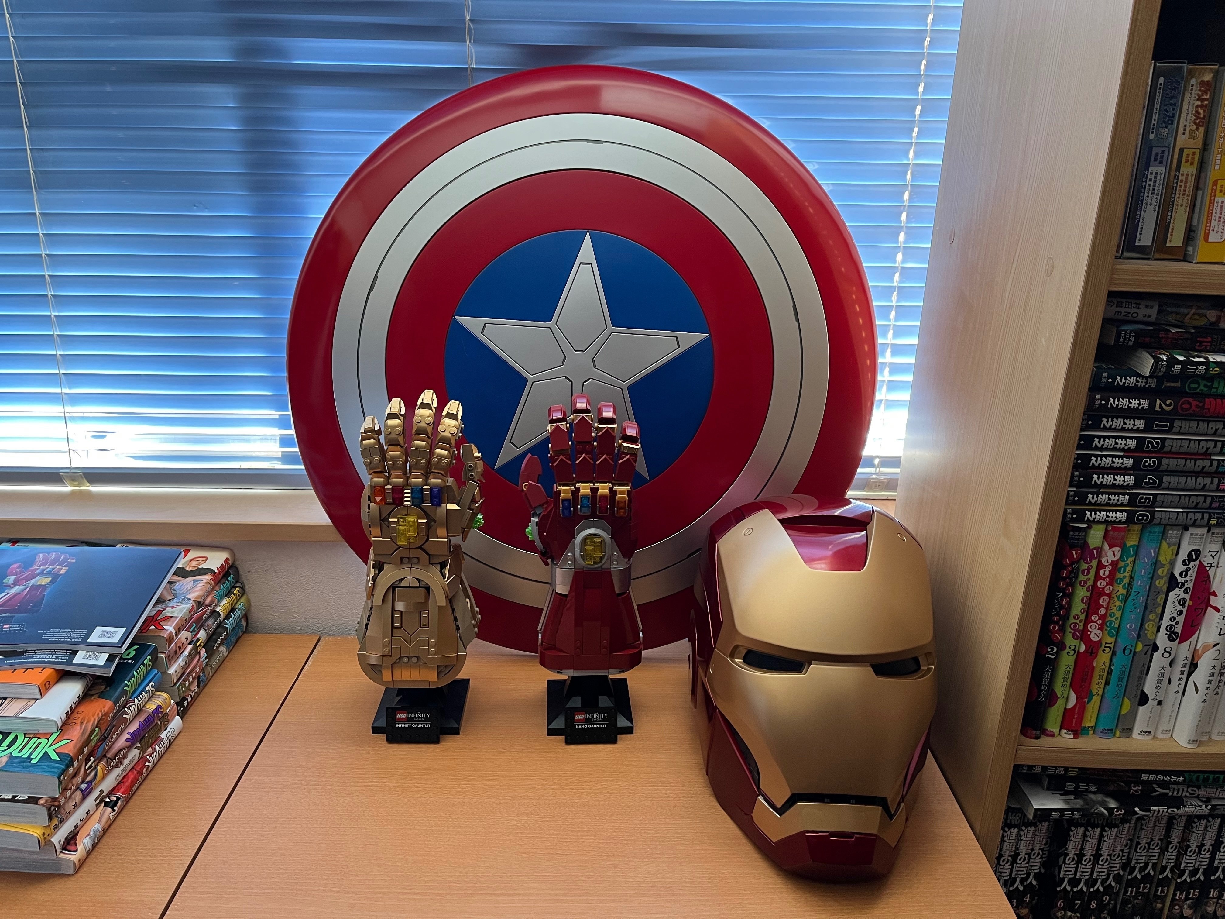 キャプテン・アメリカ 盾 75周年 1分の1 金属製 キャプテンアメリカ 盾 金属製 75周年