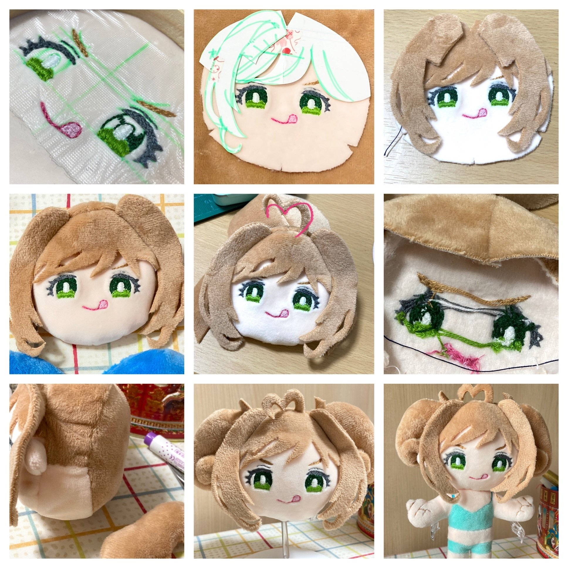 この一年で作った自作ぬいを振り返る｜やんじ