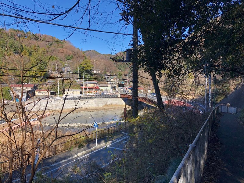 山と歴史の連なる道　三増峠の戦い　中津川