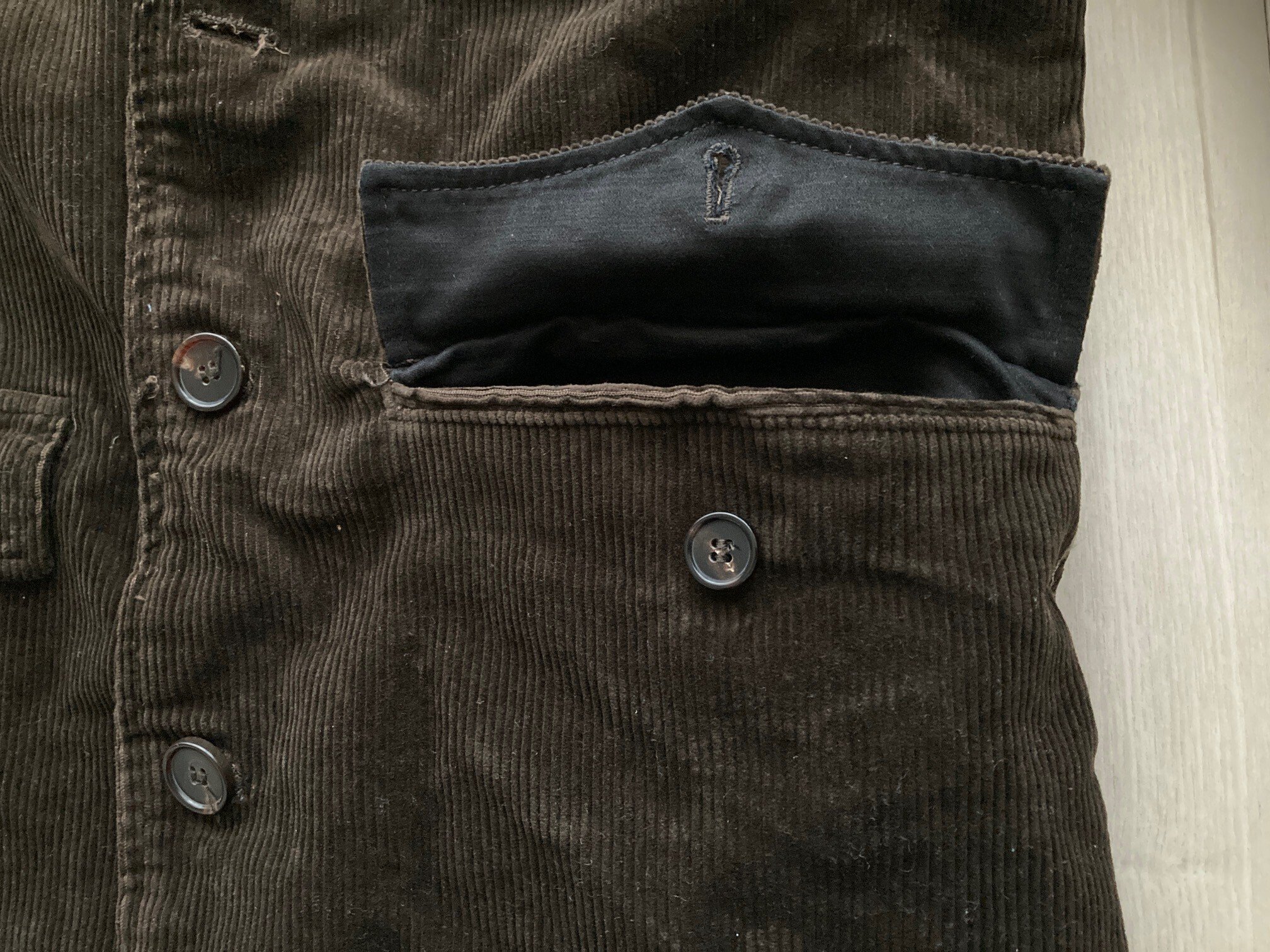 Bronson Mfg. : 1930s French Corduroy Hunting Jacket｜hsysblog
