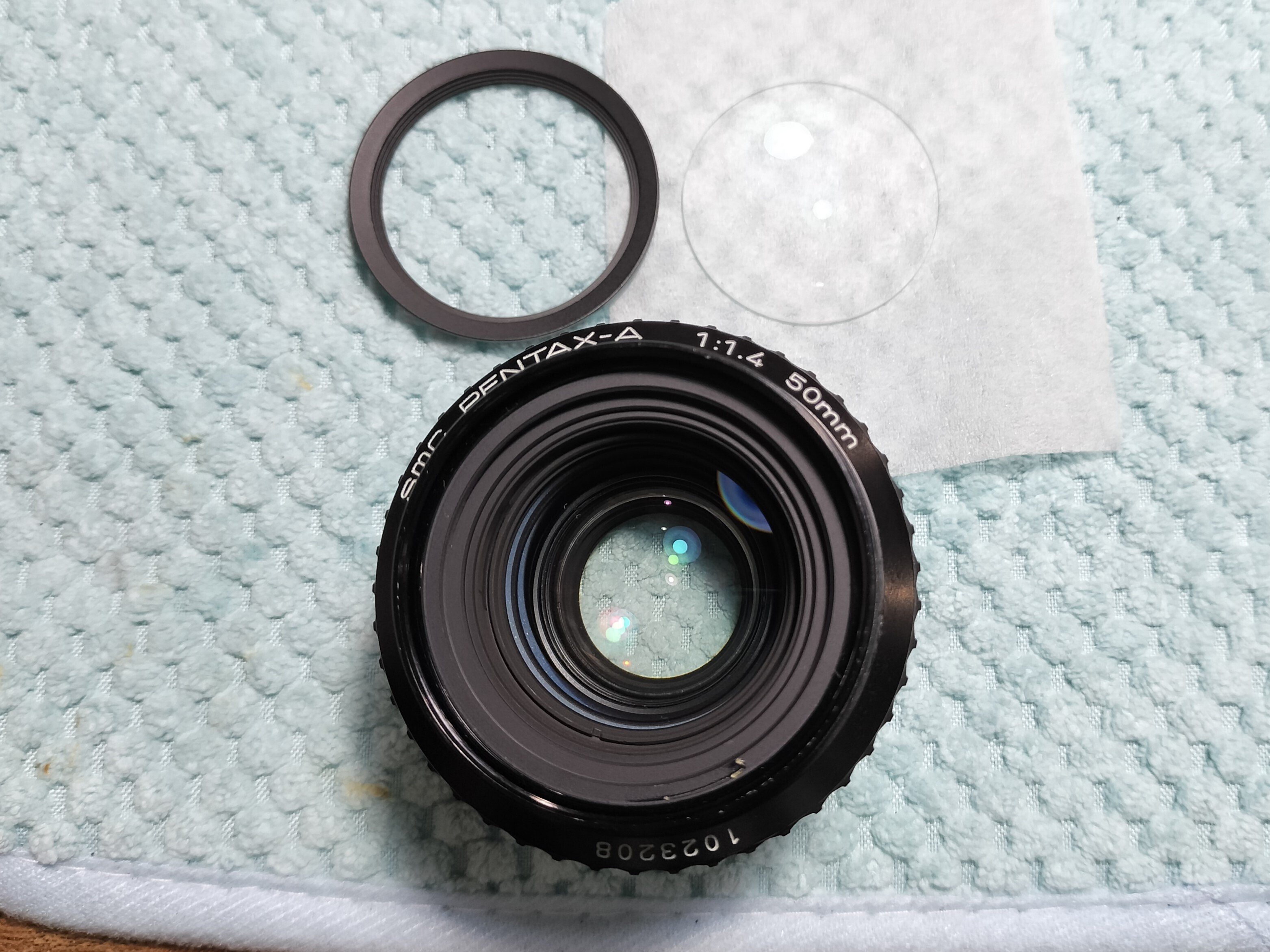PENTAX SMC PENTAX-A 50mm F/1.4の分解｜フィルムカメラ修理の