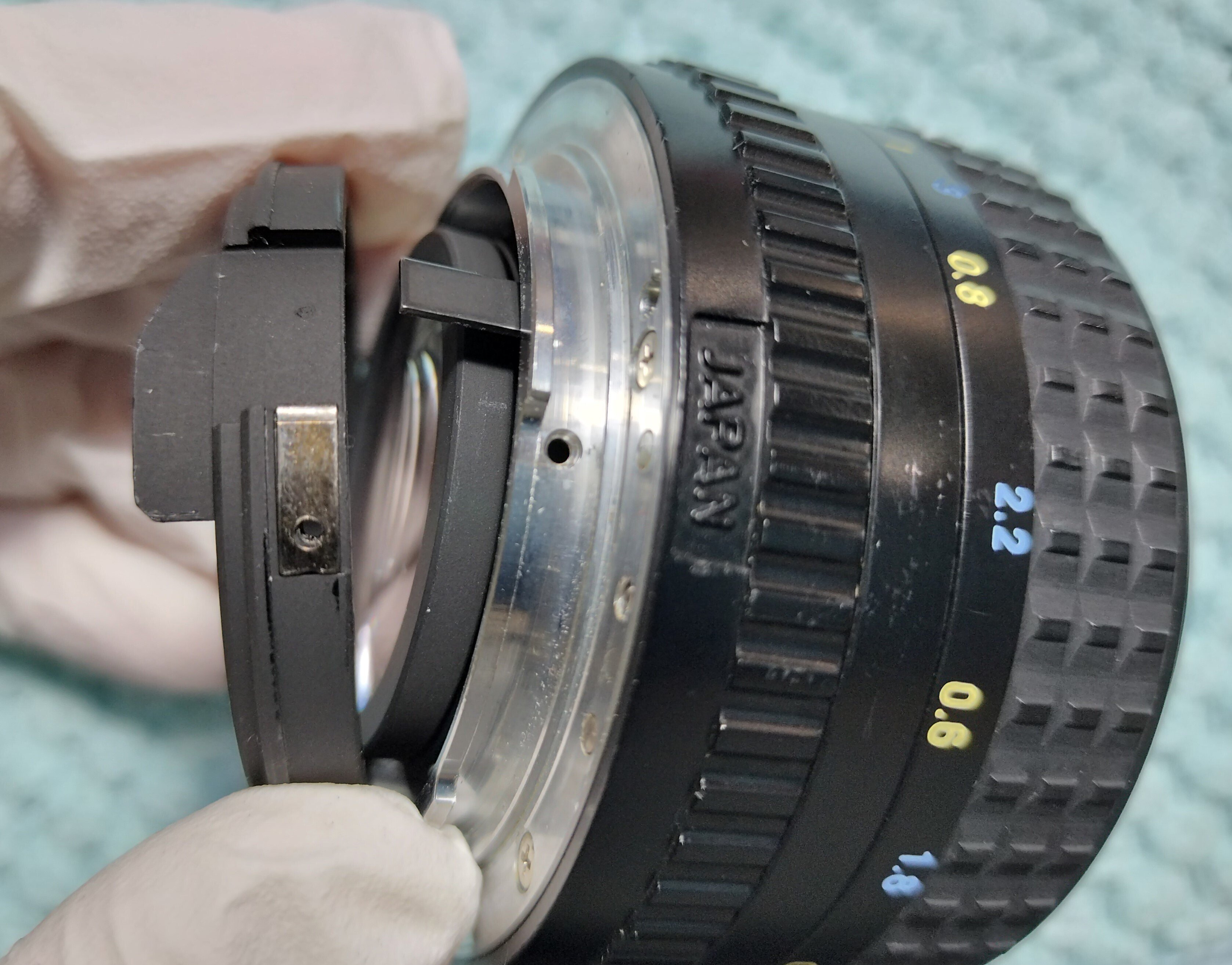 SMC PENTAX-A 50mm f/1.4（整備品） PENTAX SMC PENTAX-A 50mm F/1.4の分解｜フィルムカメラ修理のアクアカメラ