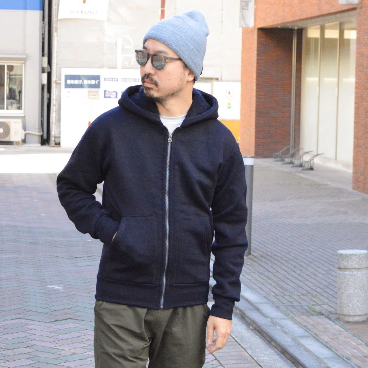 YETINA イエティナ FULLZIP HOODIE フルジップ フーディー 起毛 無けれ 